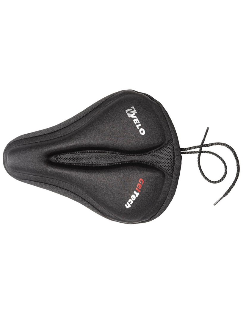 FUNDA DE SILLIN VELO GEL TECH 178-203 MM NEGRO TALLA L