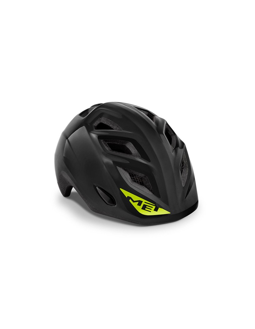 CASCO NIÑO MET ELFO NEGRO BRILLO 46-53CM