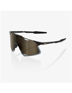GAFAS 100% HYPERCRAFT NEGRO MATE CON LENTES ORO NEGRO