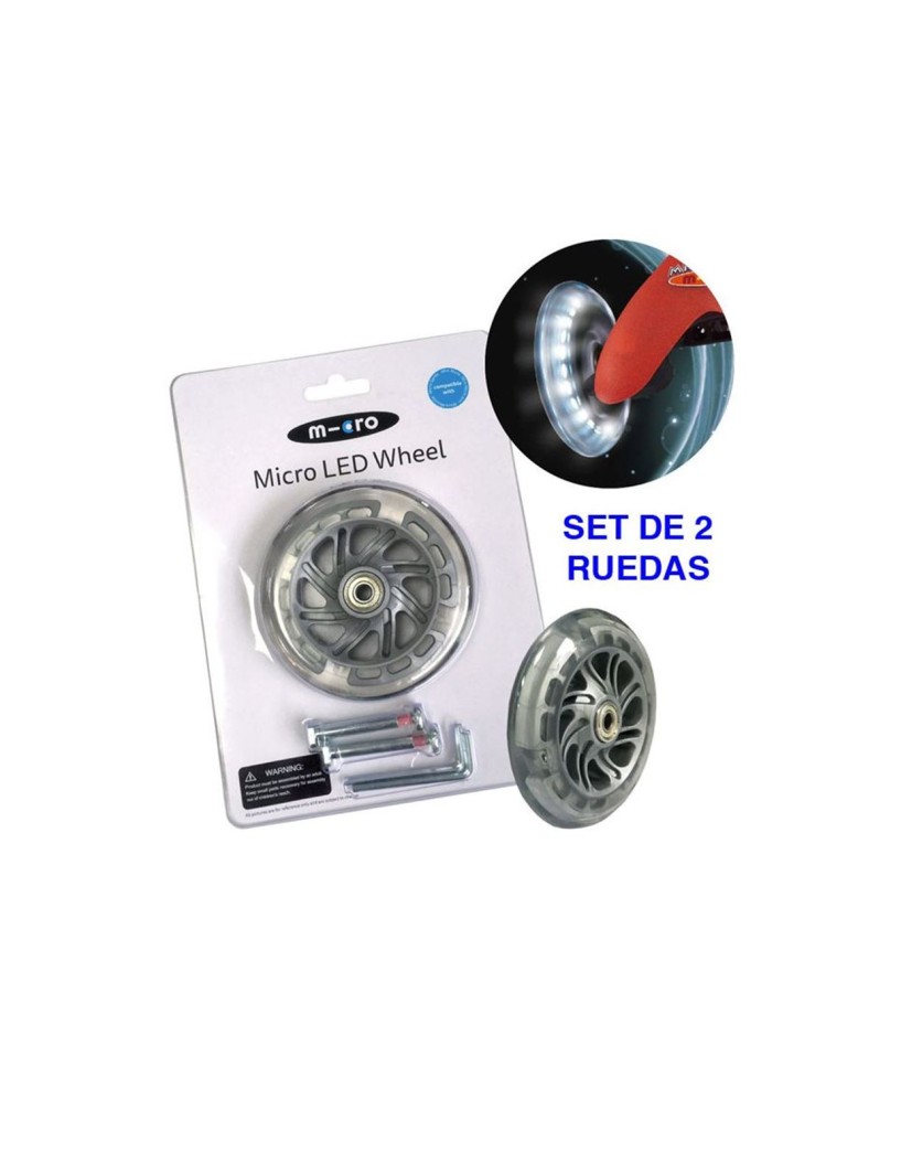 RUEDA LED MINI MICRO 120MM