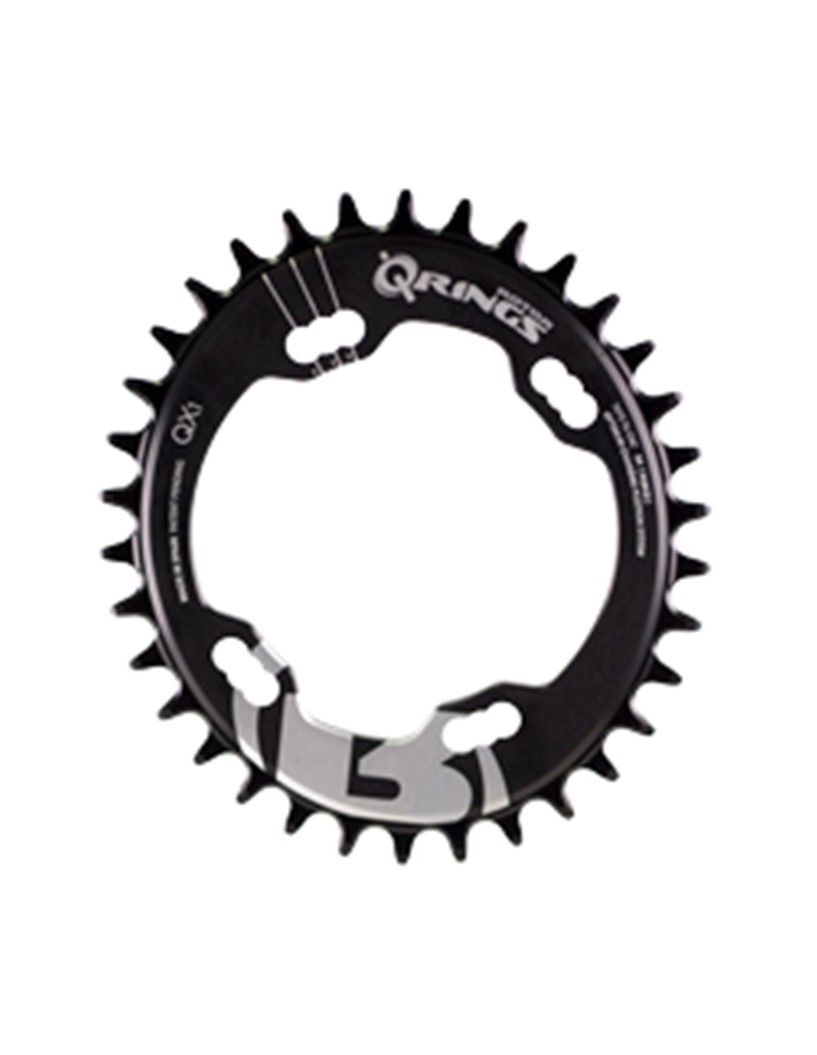 PLATO ROTOR CHAINRING QX1 XT BCD96 34T - BLACK