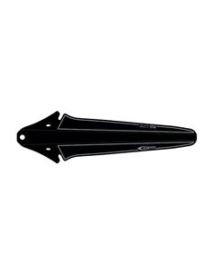 GUARDABARROS TRASERO CARRETERA "RD-LITE", NEGRO