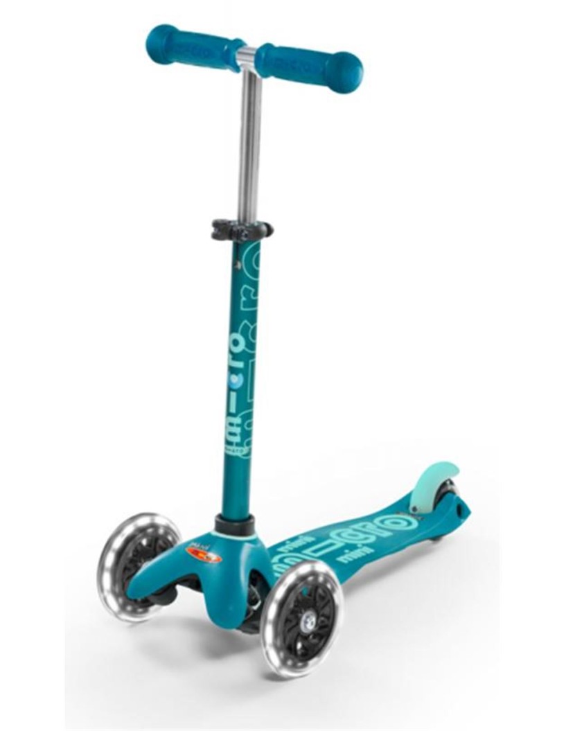 PATINETE MINI DELUXE LED AQUA