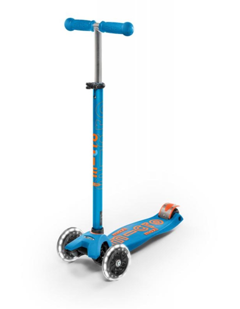 PATINETE MAXI DELUXE AZUL CARIBE LED