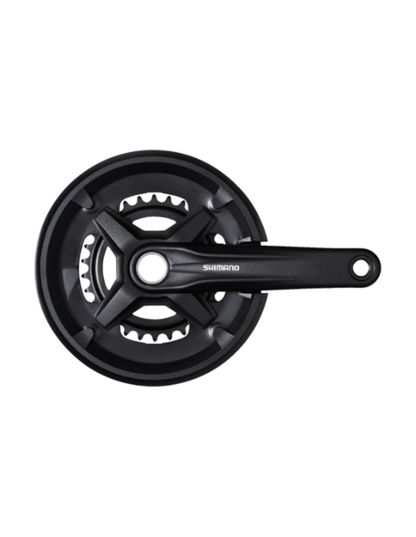 CRANKSET 9-SPEED BLACK W/O CG