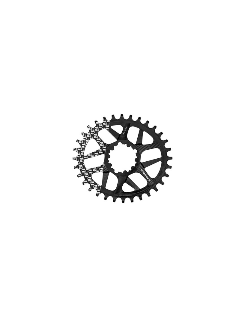 AM PLATO ONOFF DM (SRAM GXP) OVAL 32T BOOST NEGRO 1