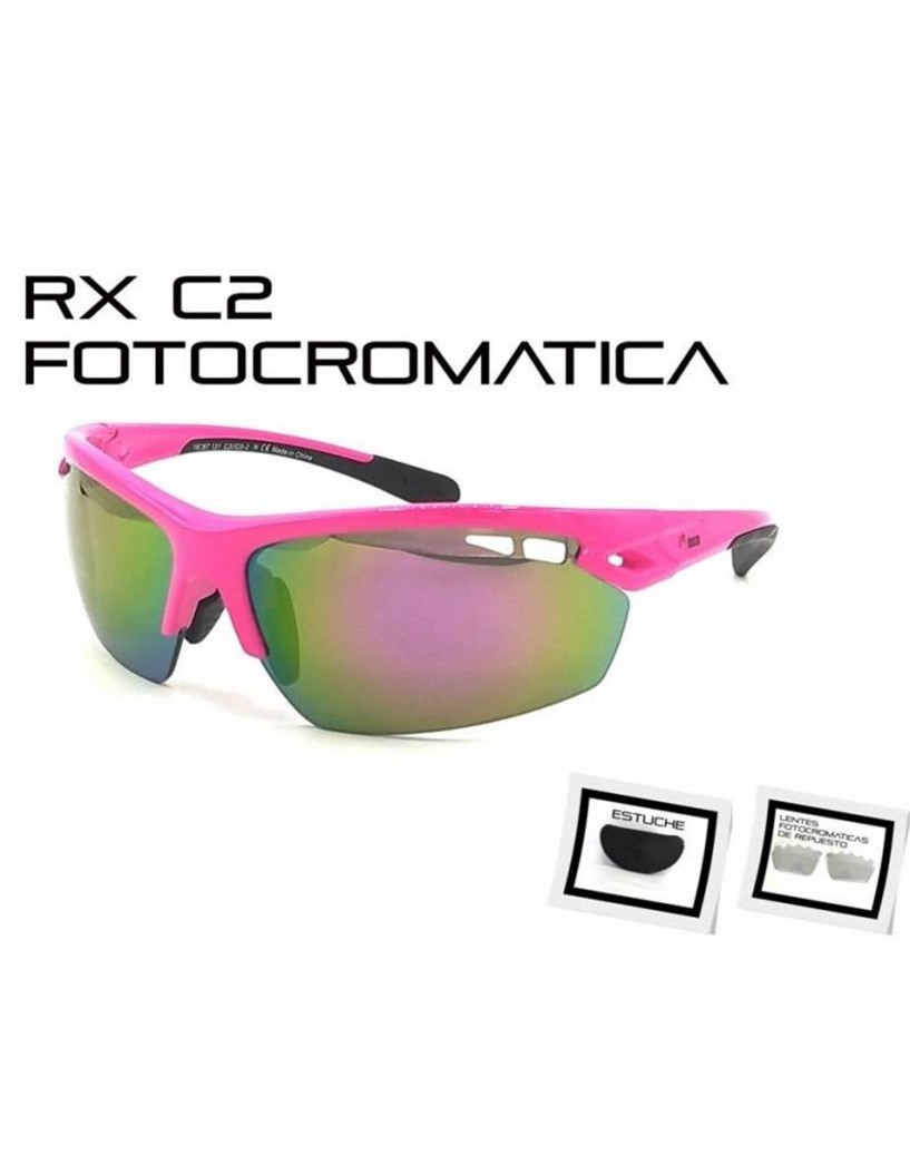 GAFAS KIT RX C.2 (ROSA) GAFA DEPORTIVA FOTOCROMATICA