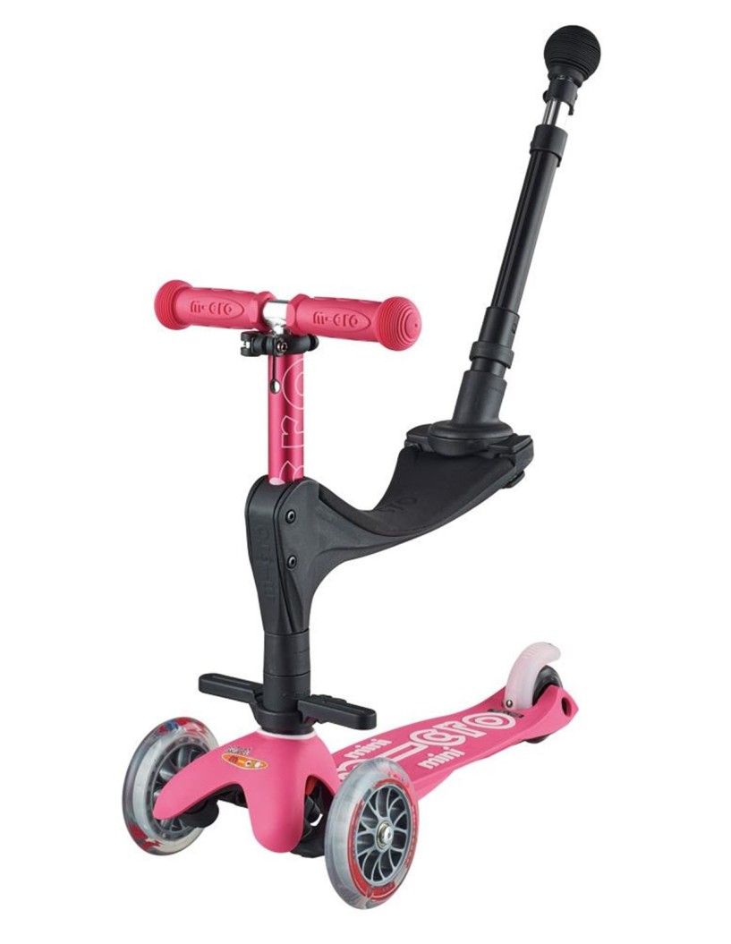 PATINETE MINI MICRO 3EN1 DELUXE+ ROSA CHICLE