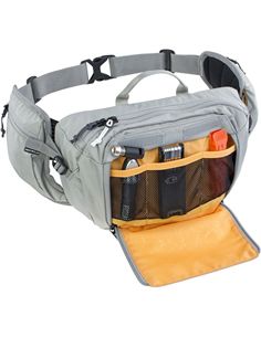 RIÑONERA HIP PACK 3L+BOLSA 1.5L GRIS PIEDRA