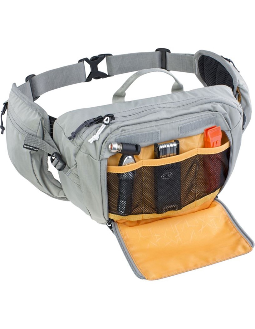 RIÑONERA HIP PACK 3L+BOLSA 1.5L GRIS PIEDRA