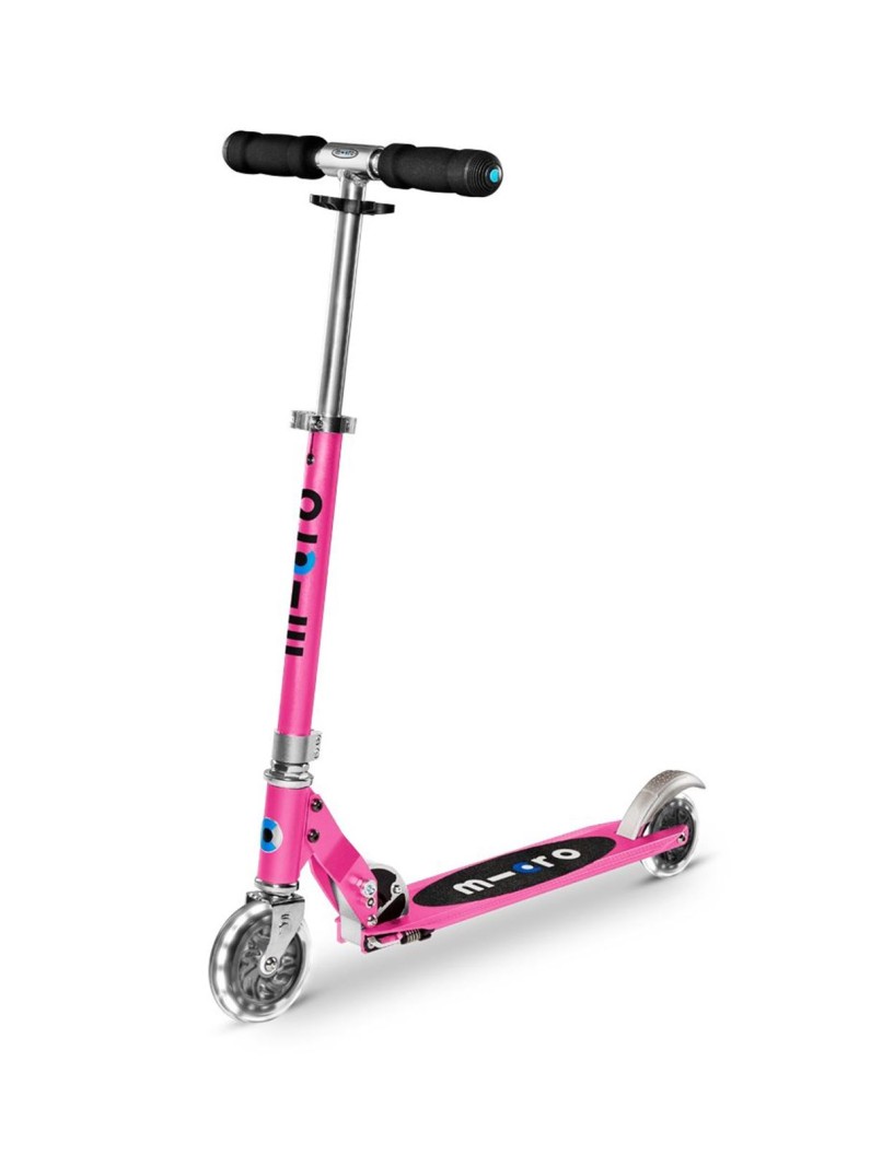 PATINETE MICRO SPRITE ROSA LED