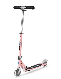 PATINETE MICRO SPRITE ROSA PASTEL LED
