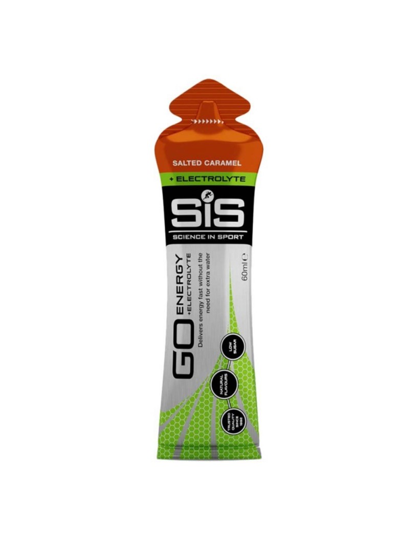 SIS GO ENERGY + ELECTROLYTE CARAMELO 60ML