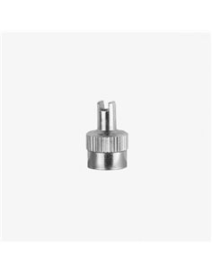 TAPON DE VALVULA SCHRADER METALICO CON TERRAJA