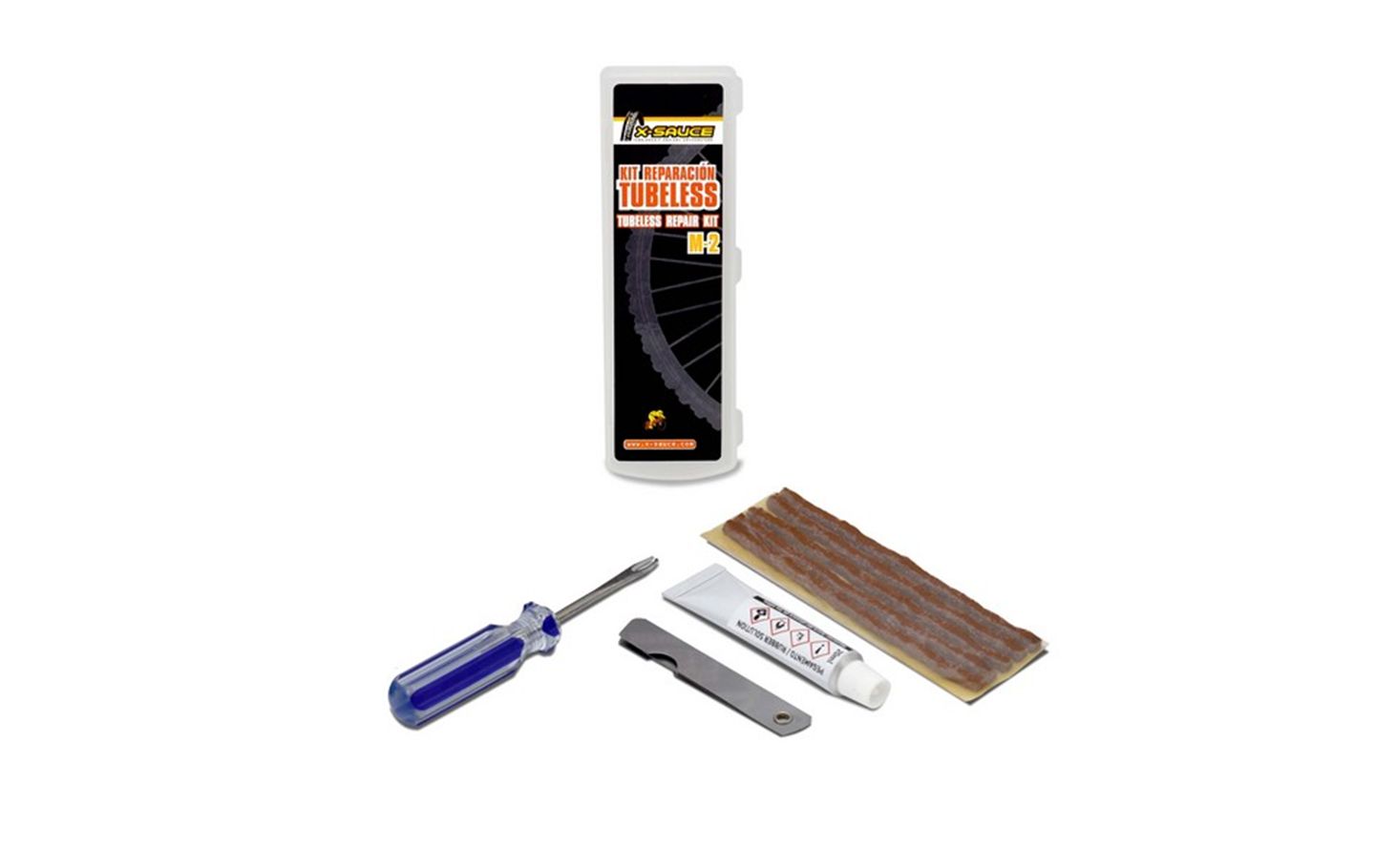 KIT MECHAS REPARACION TUBELESS M-2 (PEQUEÑO)