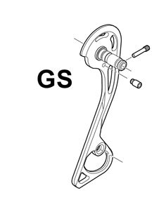 PORTAPOLEAS EXTERIOR SHIMANO XT RD-M781-GS