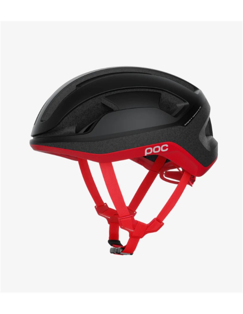 CASCO POC OMNE LITE NEGRO URANIO/ROJO PRISMAN MATE