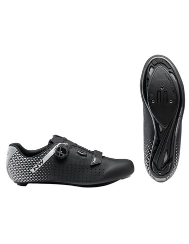 ZAPATILLAS CORE PLUS 2 NEGRO-PLATA