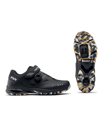 ZAPATILLAS NORTHWAVE SPIDER PLUS 3 MTB NEGRO CAMO