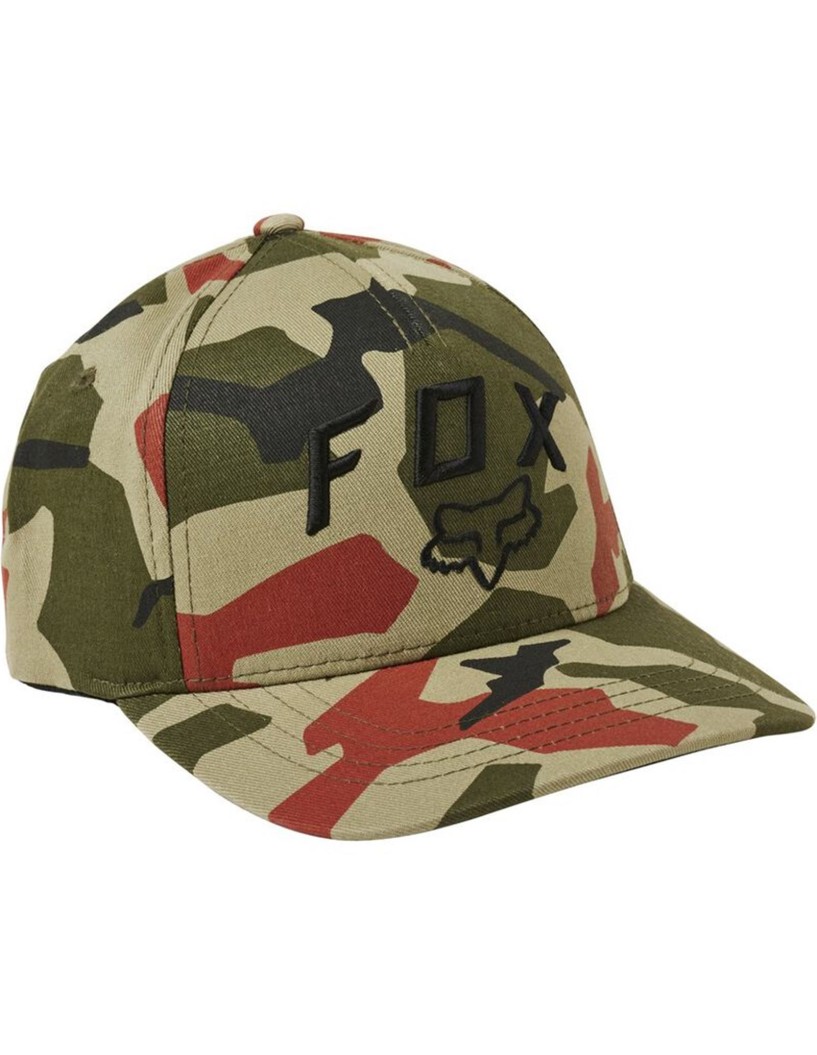 GORRA FOX BNKR FLEXFIT GRIS CAMUFLAJE