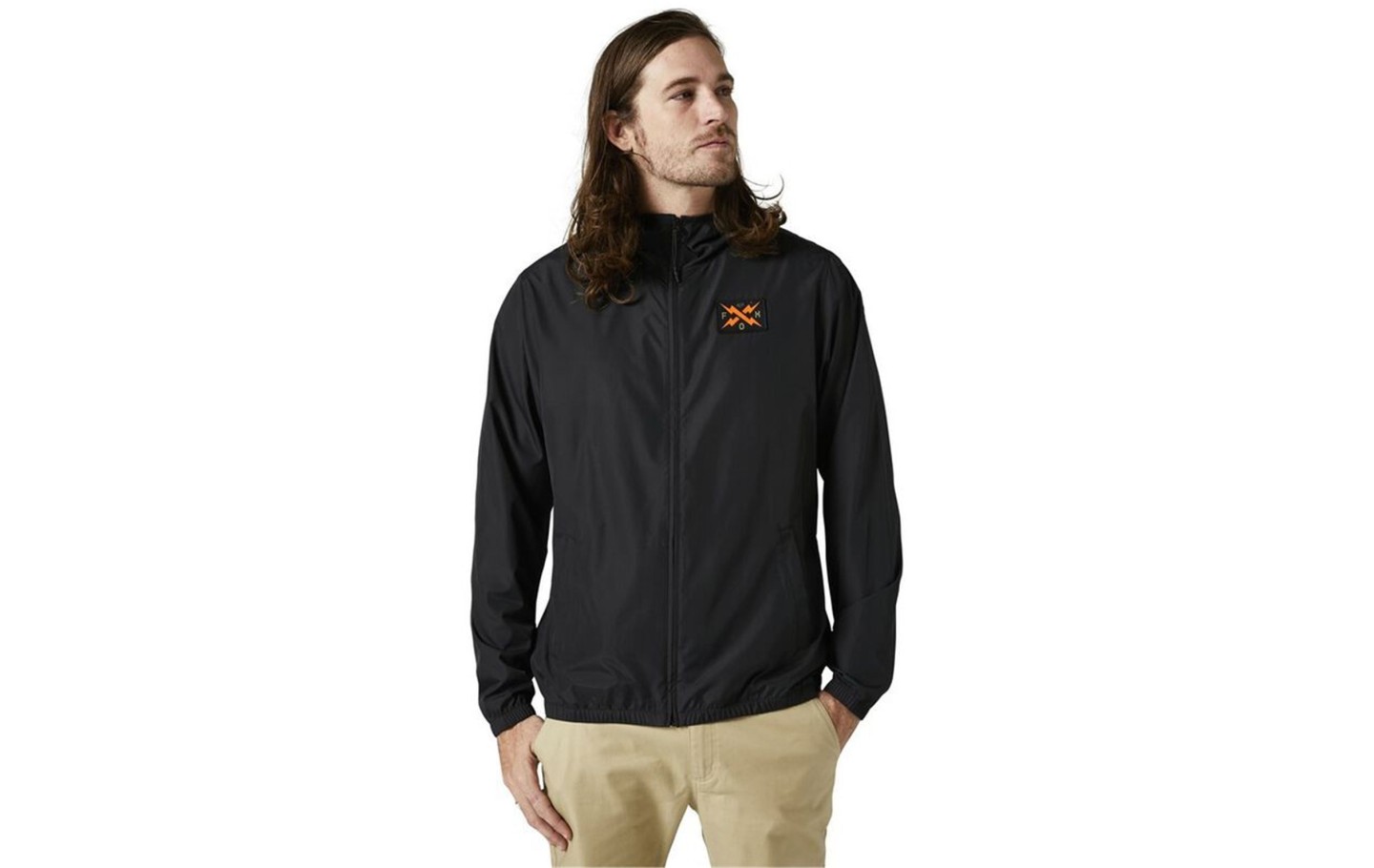 CHAQUETA CORTAVIENTOS FOX CALIBRATED NEGRO