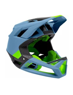 CASCO FOX PROFRAME BLOCKED AZUL/VERDE