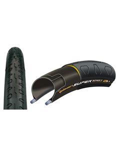 CUBIERTA CONTINENTAL SUPERSPORT PLUS 700X23C RIGIDA NEGRO