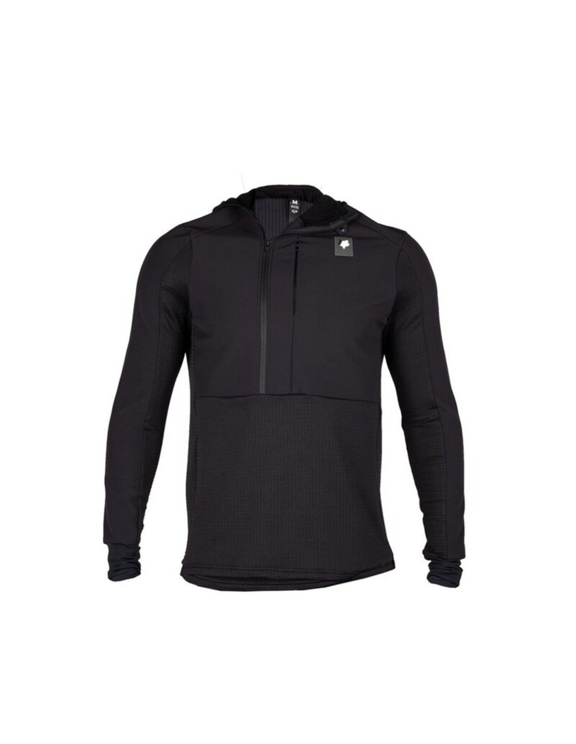 SUDADERA CON CAPUCHA Y CREMALLERA FOX DEFEND THERMAL NEGRO