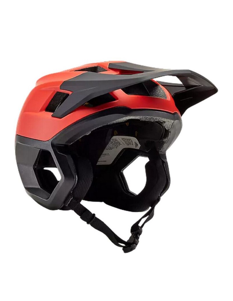 CASCO FOX DROPFRAME NARANJA FLUOR