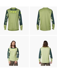 CAMISETA TÉCNICA DE MANGA LARGA DEFEND TAUNT VERDE
