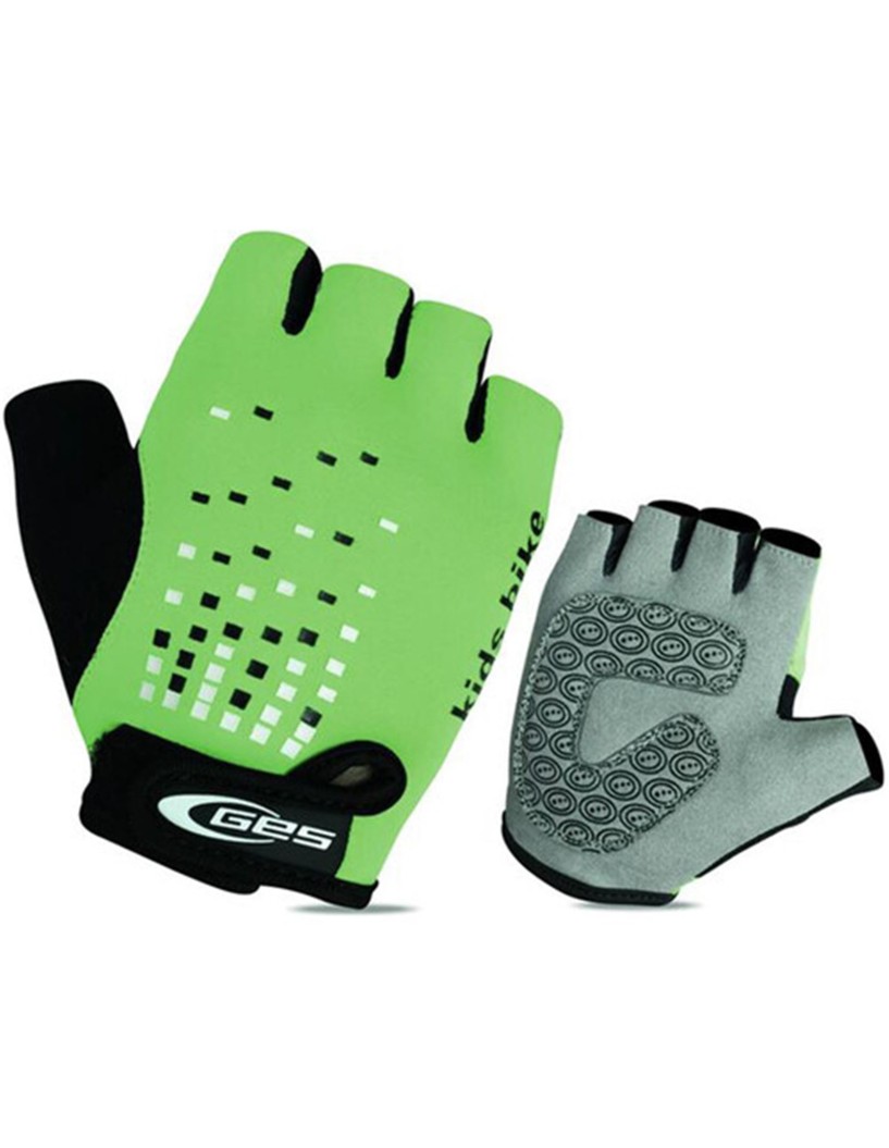 GUANTES GES NIÑO KIDS BIKE VERDE/NEGRO