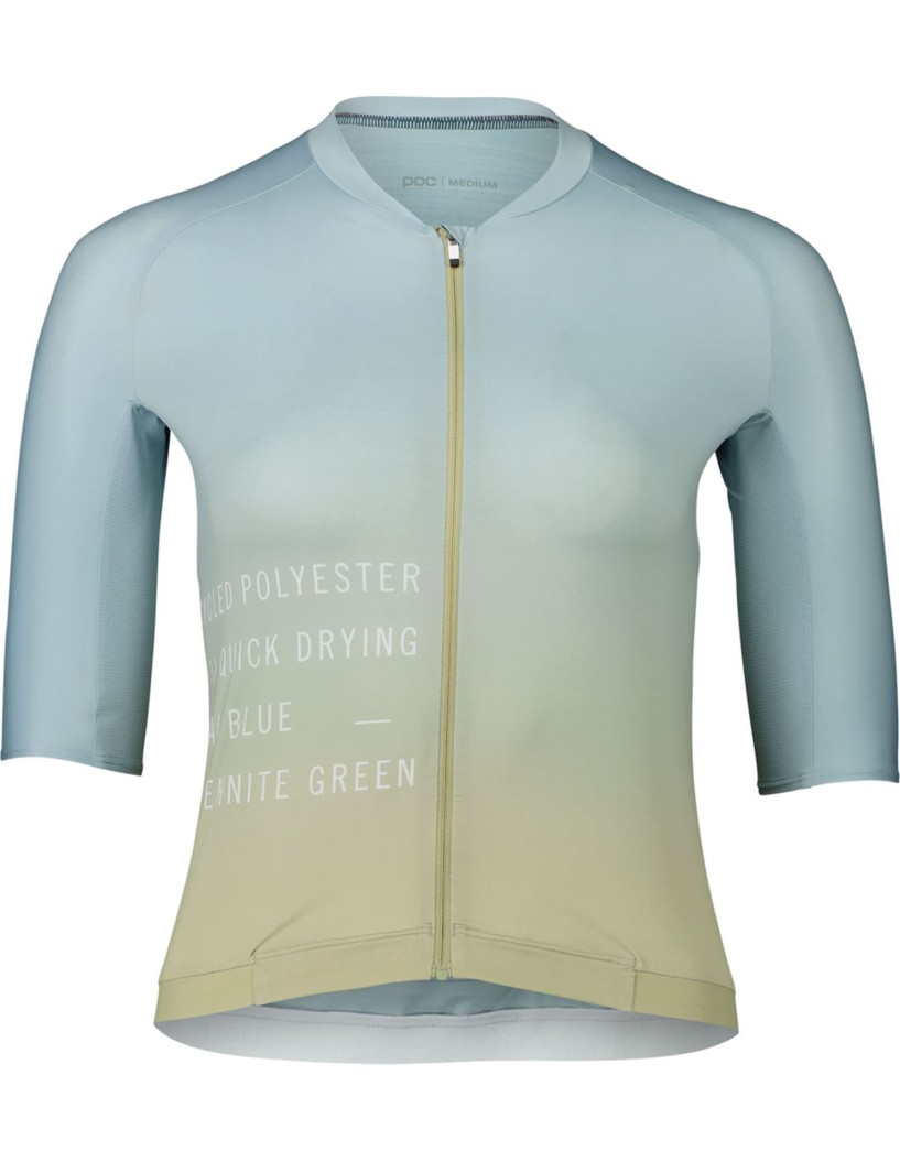 MAILLOT POC MS PRISTINE PRINT JERSEY GRADIENT PREHNITE GREE