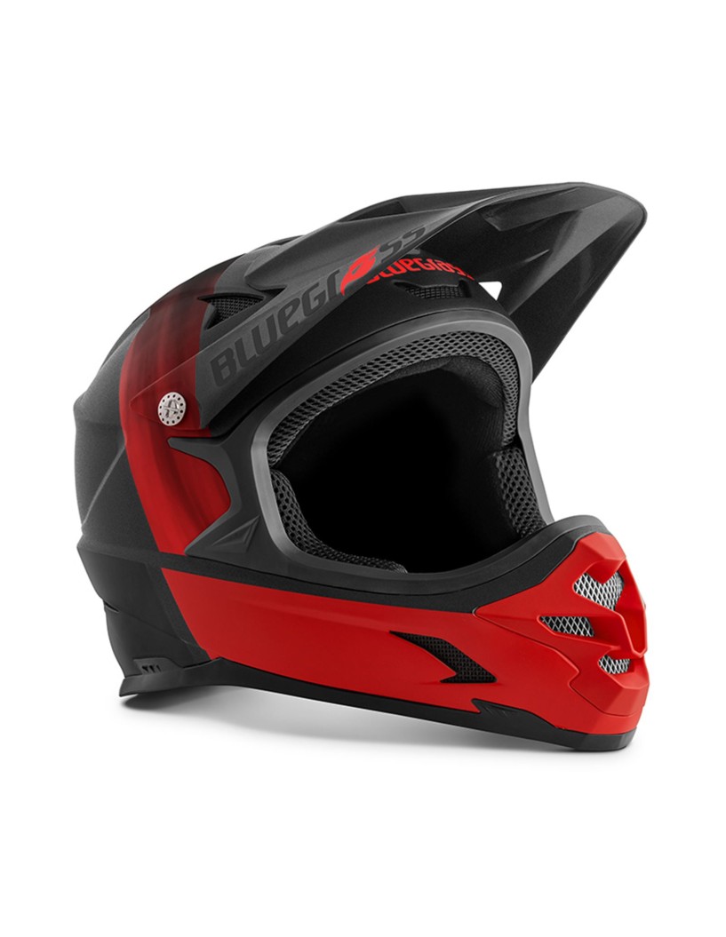 CASCO BLUEGRASS INTOX NEGRO/ROJO MATE