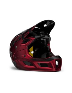CASCO MET PARACHUTE MCR MIPS ROJO/NEGRO METALICO BRILL