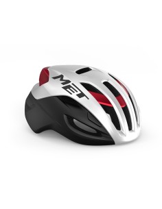 CASCO MET RIVALE MIPS BLANCO/NEGRO/ROJO