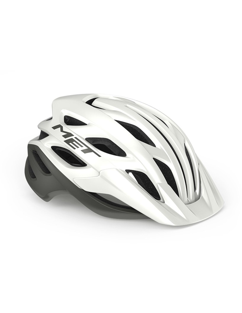 CASCO MET VELENO BLANCO/GRIS MATE