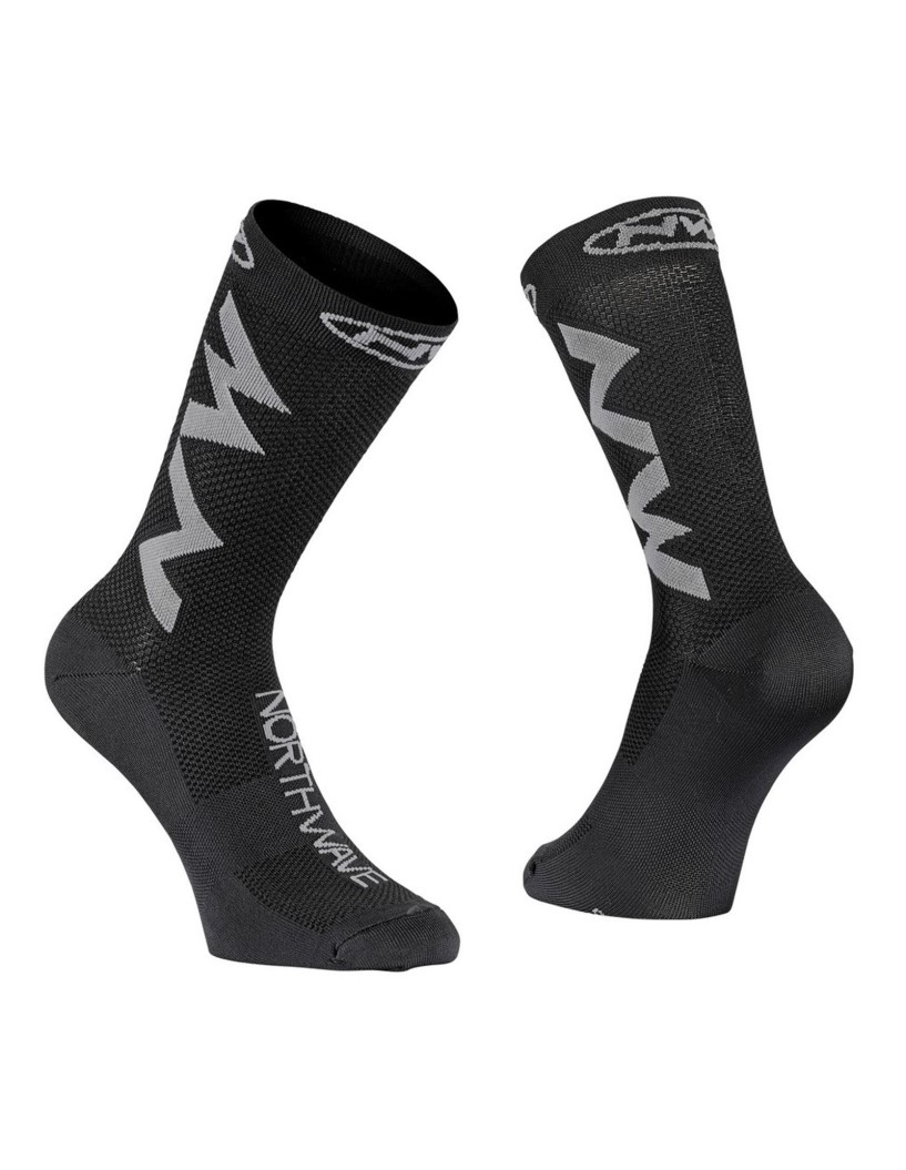 CALCETINES EXTREME AIR NEGRO-GRIS