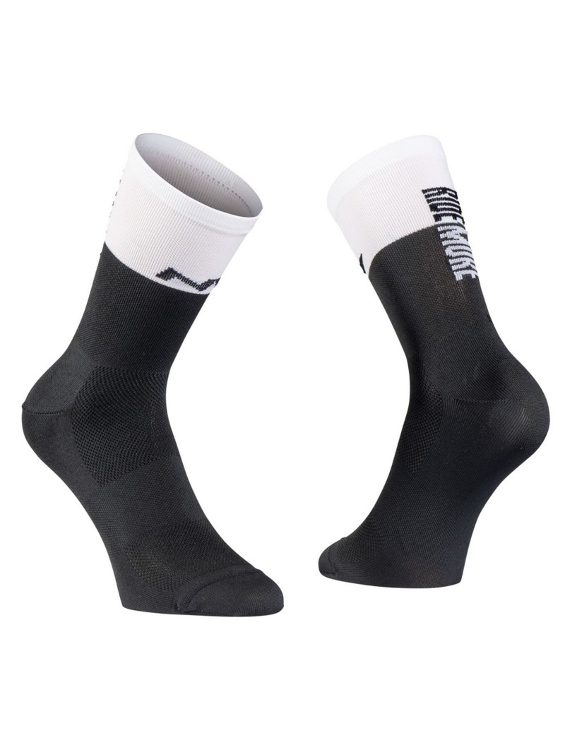 CALCETINES WORK LESS RIDE MORE NEGRO-BLANCO NORTHWAVE