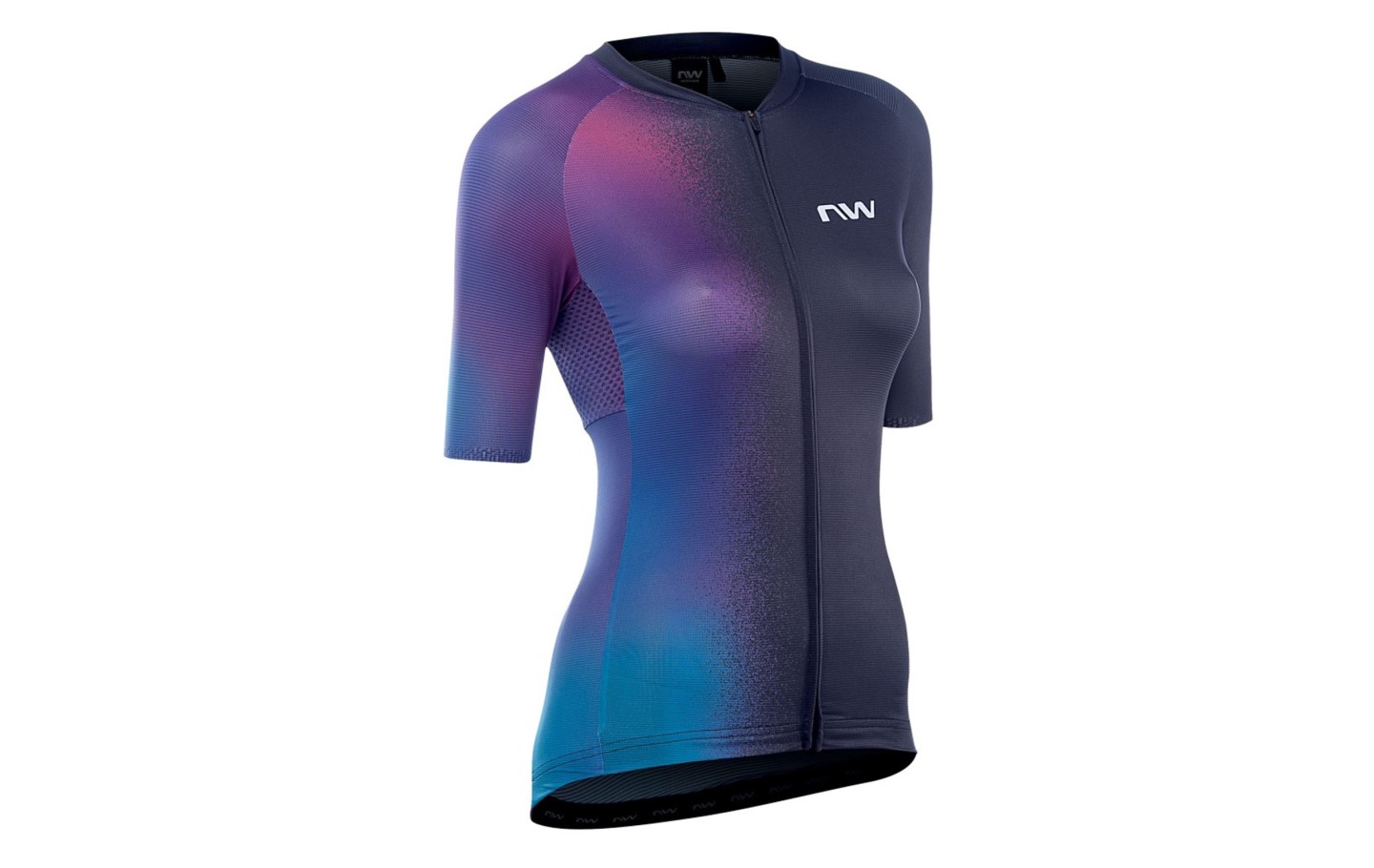 MAILLOT NORTHWAVE MANGA CORTA BLADE WOMAN NEGRO-IRIDESC