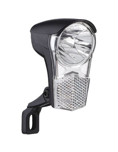 LUZ DELANTERA BUCHEL UNI LED DINAMO CON SOPORTE+INTERRUPTOR