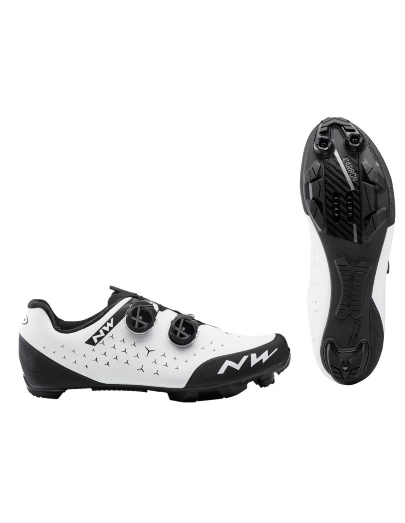 ZAPATILLAS NORTHWAVE REBEL 2 BLANCO-NEGRO MTB