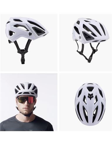 CASCO FOX CROSSFRAME PRO BLANCO