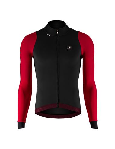 CHAQUETA ETXEONDO GOR 76 GORE-TEX WINDSTOPPER NEGRO ROJO