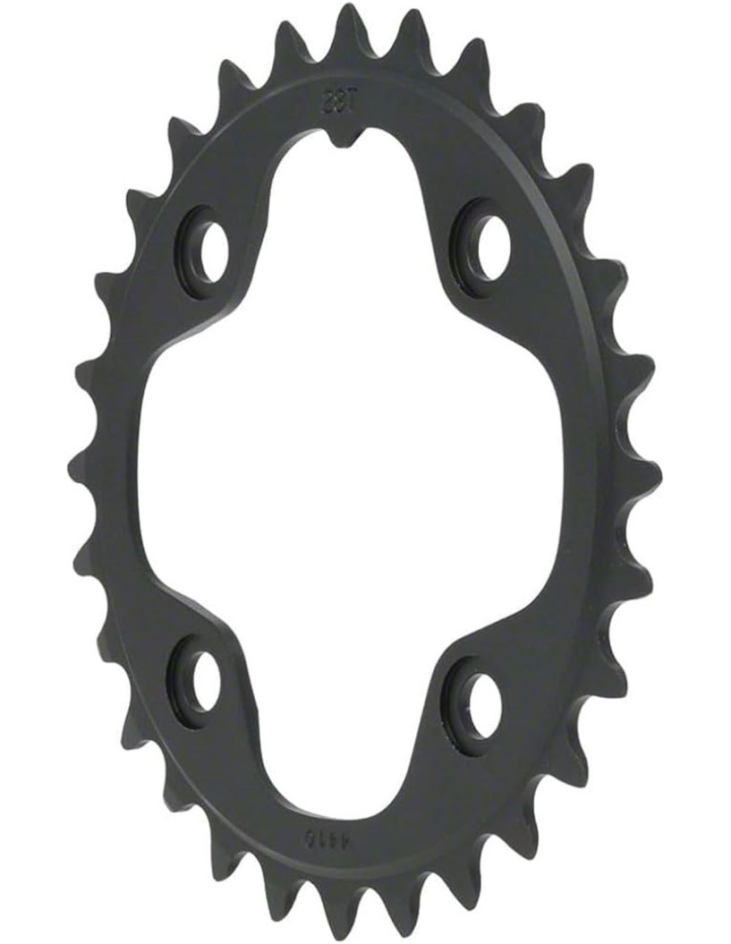 PLATO MTB NEGRO 28 DIENTES (2X10)